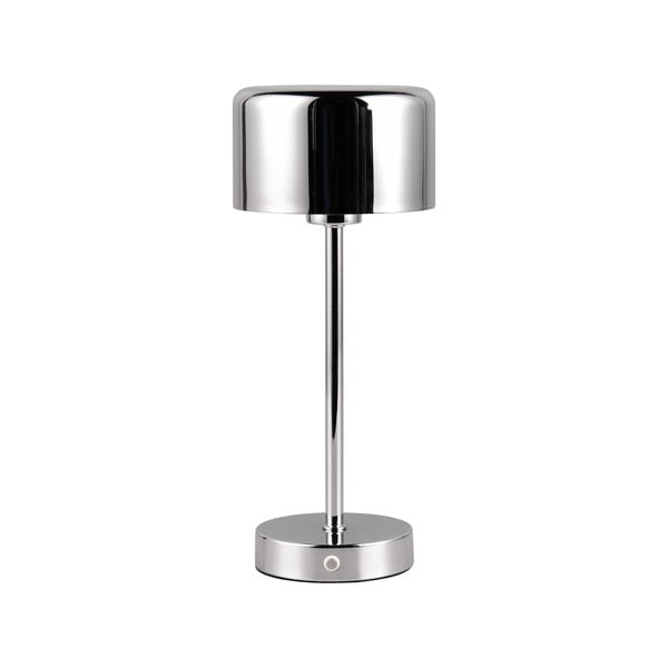 Lampa stołowa LED w kolorze srebra z połyskiem ze ściemniaczem (wys. 30 cm) Jeff – Trio