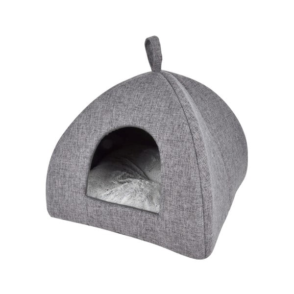 Szara budka dla kota 40x40 cm – Love Story