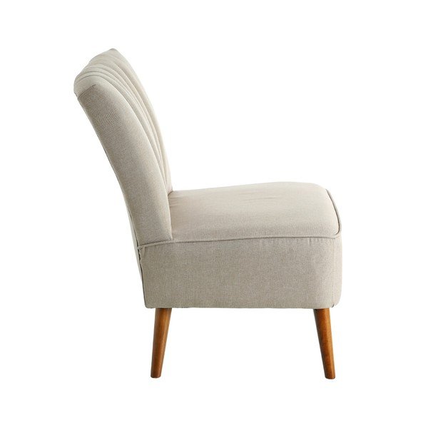 Kremowy fotel Denzzo Weave-image-2