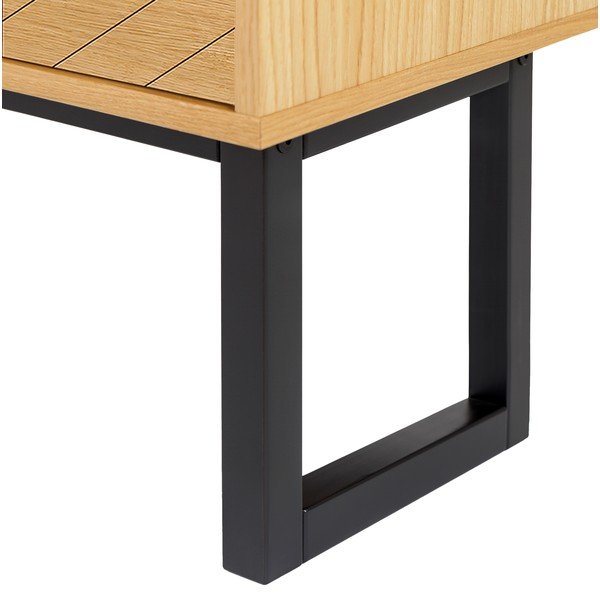 Komoda w dekorze drewna dębowego Woodman Camden Herringbone-image-4