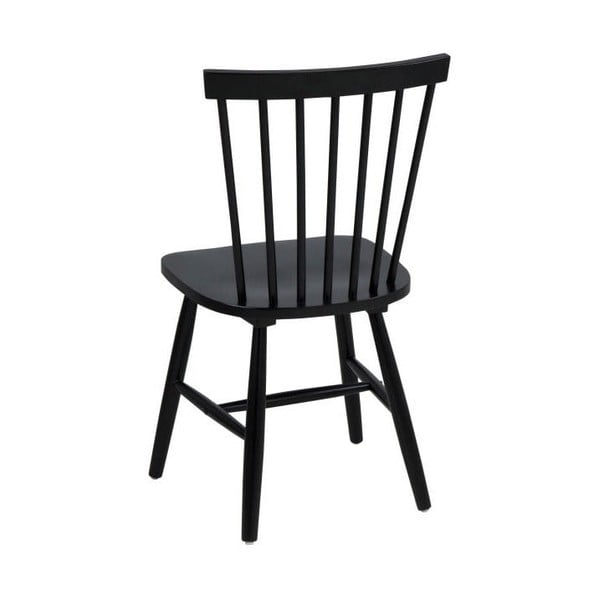 Zestaw 2 czarnych krzeseł Actona Riano Dining Set-image-1