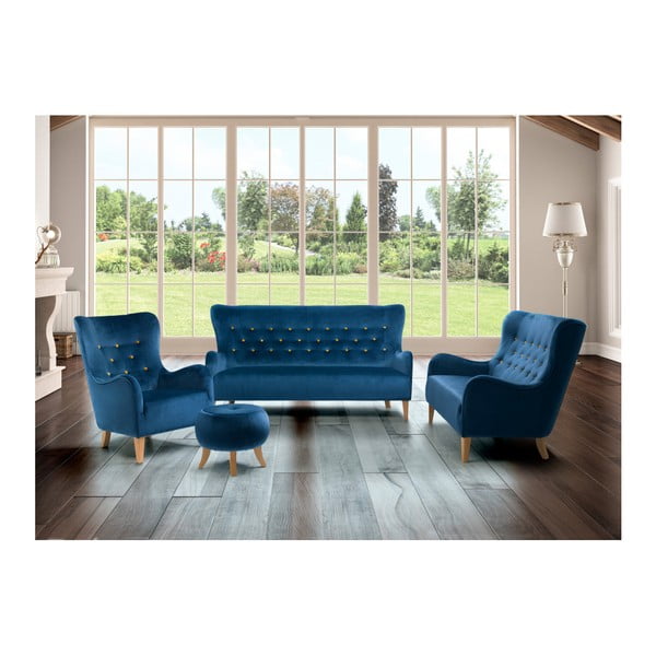 Niebieska sofa Max Winzer Medina, 190 cm-image-4
