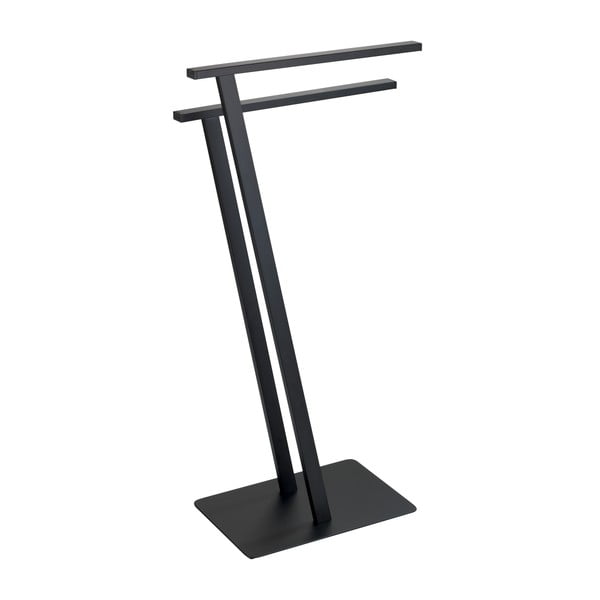 Stalowy stojak na ręczniki w kolorze matowej czerni Lirio – Wenko-image-2