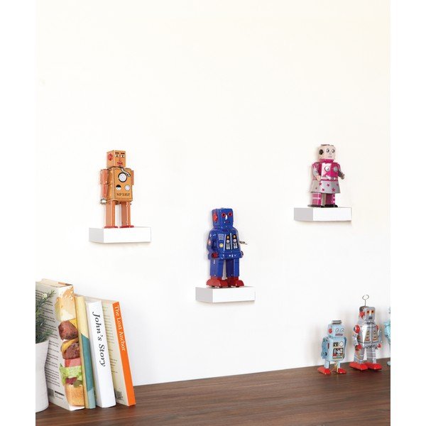 Białe półki zestaw 3 szt. 11 cm Showcase – Umbra-image-1