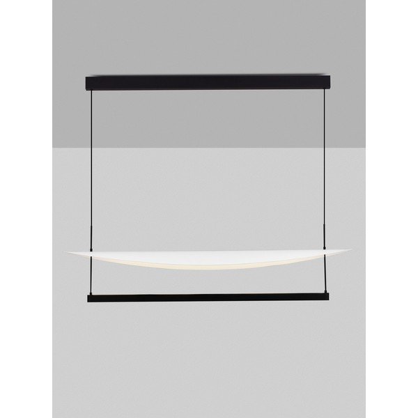 Biała/w kolorze matowej czerni aluminiowa lampa wisząca LED ze ściemniaczem Diona – Nova Luce-image-3