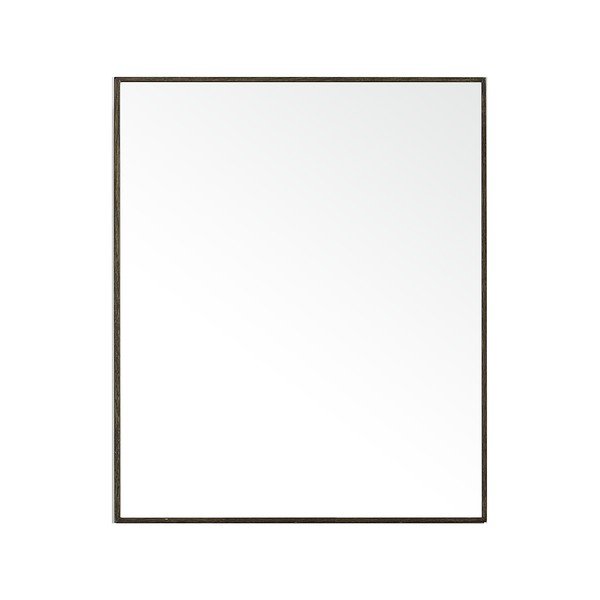 Lustro ze schowkiem z drewna dębowego Wireworks Mezza Dark, 45x55 cm-image-2