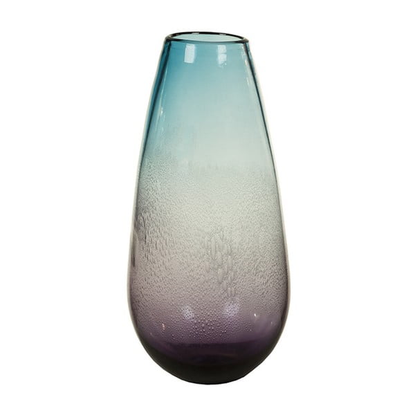 Niebieski wazon kryształowy Santiago Pons Ryde, Ø 18 cm