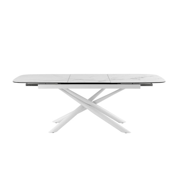 Biało-szary stół rozkładanysømcasa Ness, 160x95 cm-image-2