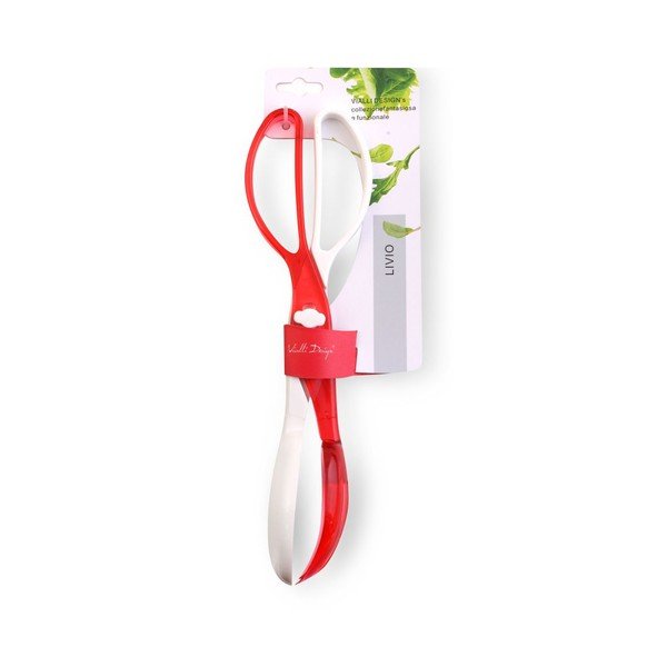 Szczypce do sałatek Livio, czerwone-image-1