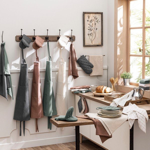 Zestaw rękawicy kuchennej i podkładki pod garnek  2 szt. Gourmet – douceur d'intérieur-image-1