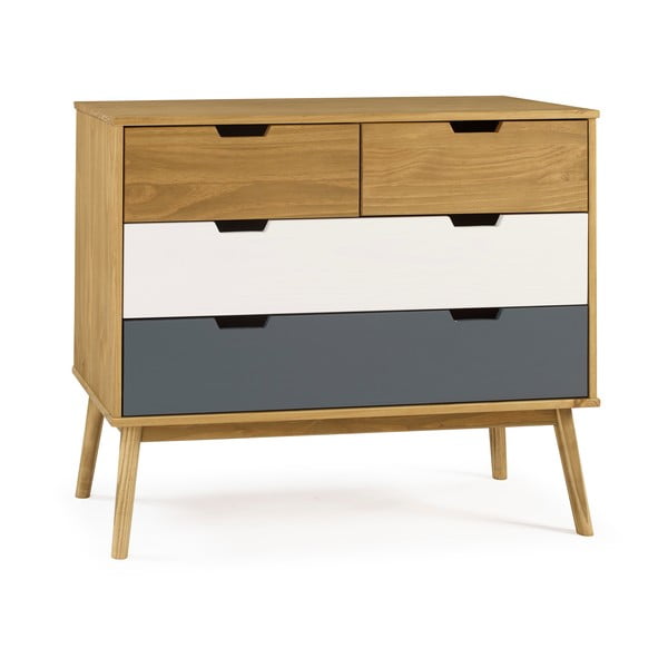 Komoda z drewna sosnowego Marckeric Cusco, 100x82 cm-image-2