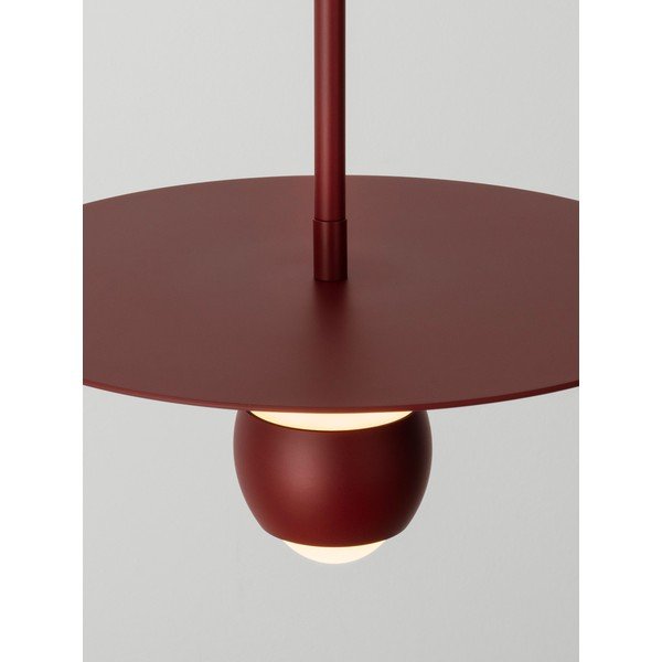 Czerwona aluminiowa lampa wisząca LED ø 30 cm Edem – Nova Luce-image-2
