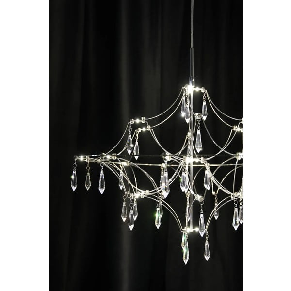 Lampa wisząca LED w kolorze srebra ø 60 cm Efesos – Markslöjd-image-3