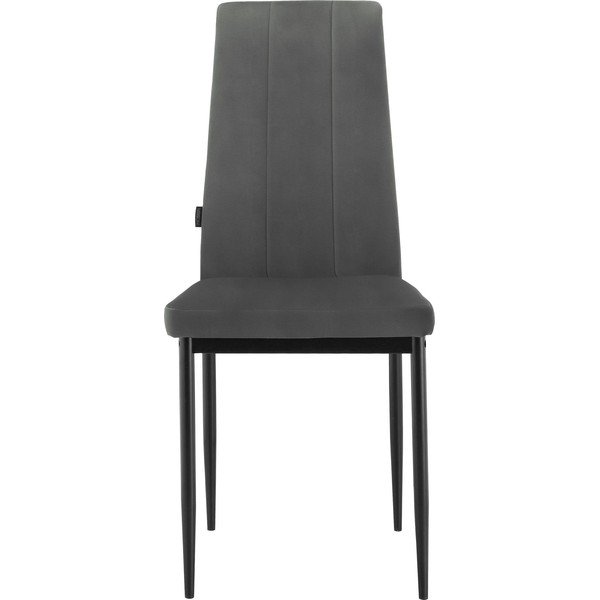 Czarne krzesło z imitacji skóry Kelly – Støraa-image-1