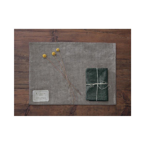 Zestaw 4 serwetek tekstylnych z domieszką lnu Really Nice Things Green Gradient, 43x43 cm-image-2