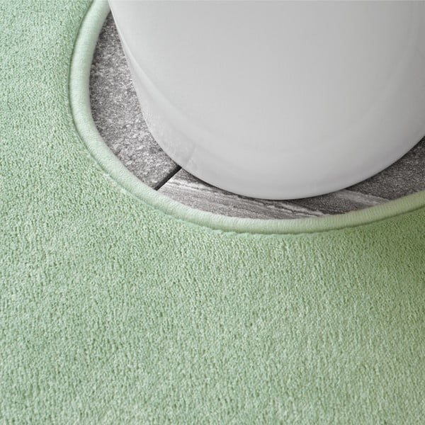 Jasnozielone dywaniki łazienkowe do WC z pianki pamięciowej zestaw 2 szt. 50x80 cm Anti-Bacterial – Catherine Lansfield-image-3