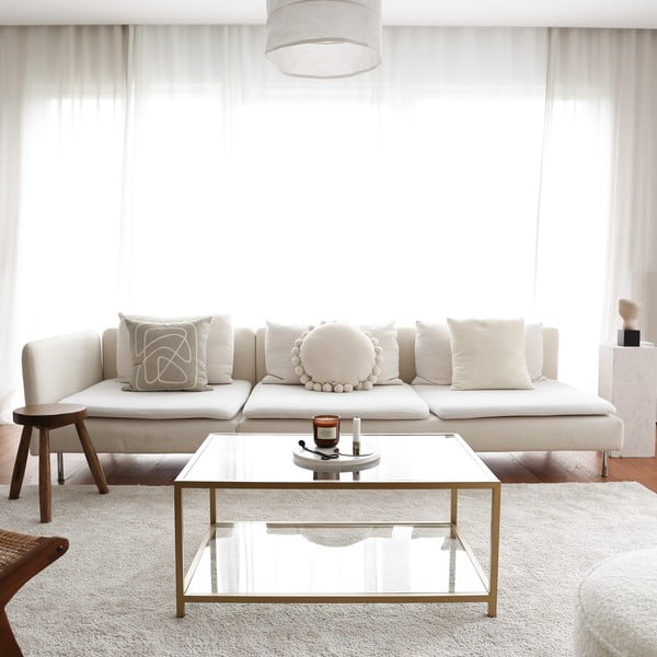 Stolik w kolorze złota 60x90 cm Astro – Neostill-image-4