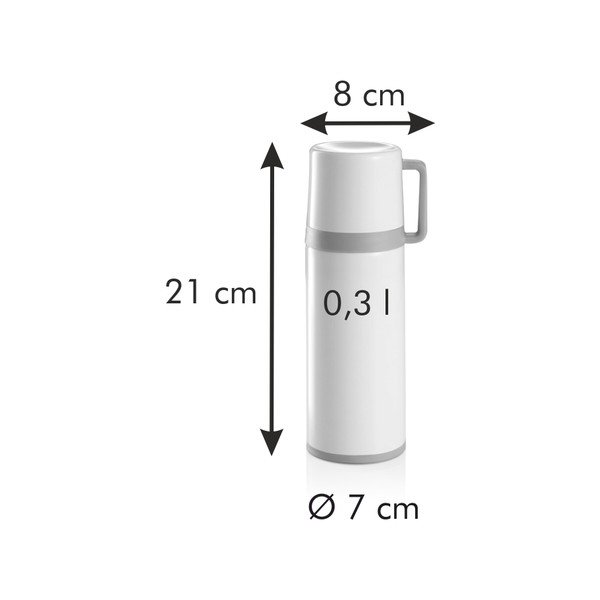 Kremowy termos z kubkiem 300 ml Constant Cream – Tescoma-image-2