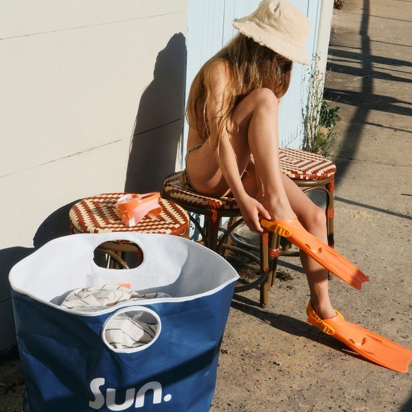 Niebieska torba plażowa Sunnylife Everything Bag-image-2