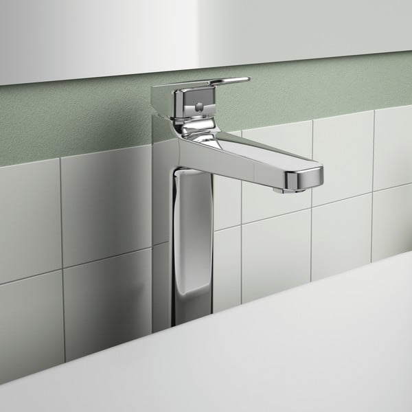 Bateria umywalkowa w kolorze srebra z połyskiem Ceraplan – Ideal Standard-image-1