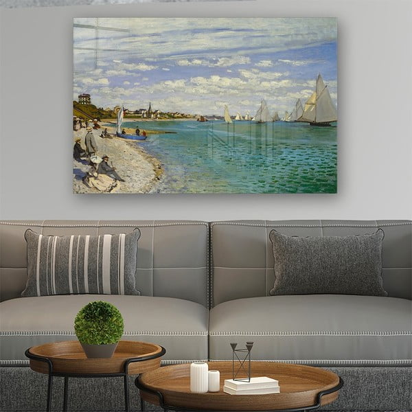 Szklany obraz 100x70 cm Claude Monet – Wallity-image-1