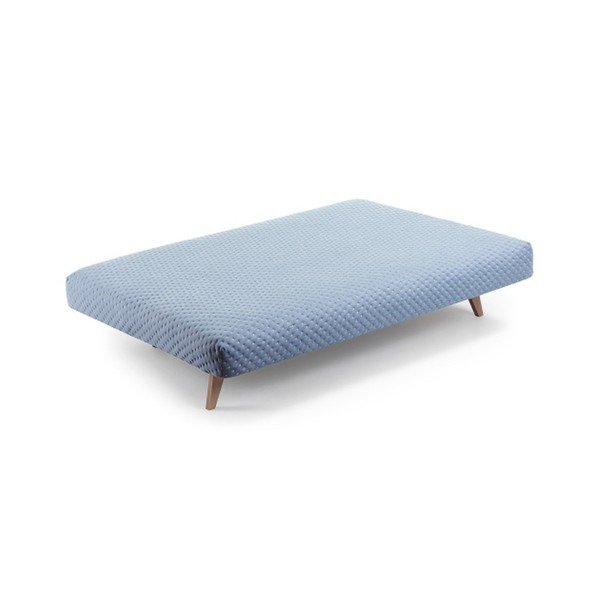 Jasnoniebieska sofa rozkładana La Forma Kiko-image-3