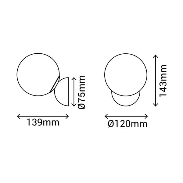 Kinkiet SULION Bola, ø 12 cm-image-4