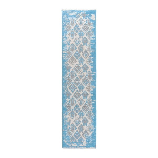 Szaro-niebieski dywan dwustronny Homemania Halimod, 77x300 cm