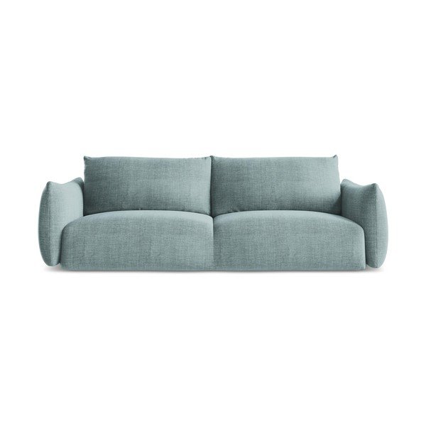 Niebieska rozkładana sofa 230 cm Leila – Makamii
