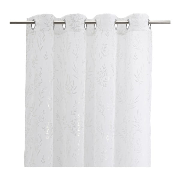 Firanka w biało-srebrnym kolorze 140x260 cm Buds – Casa Selección