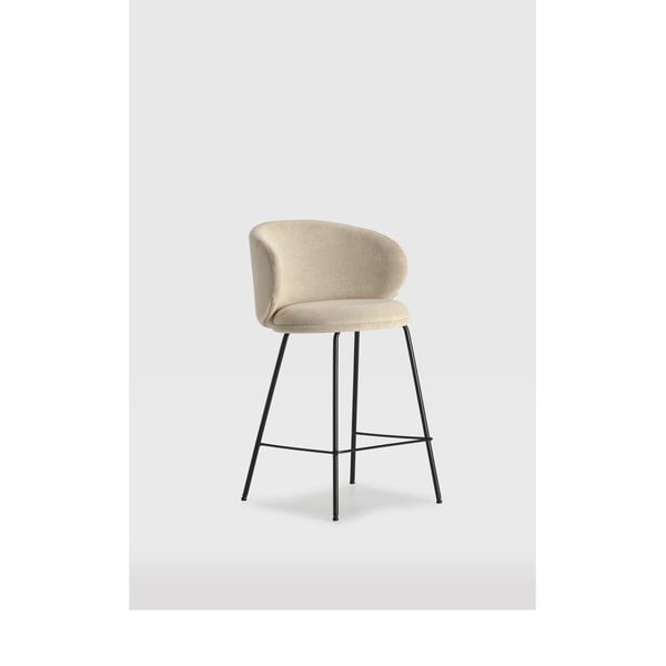 Beżowe hokery zestaw 2 szt. (wysokość siedziska 65 cm) Rush – Marckeric-image-1