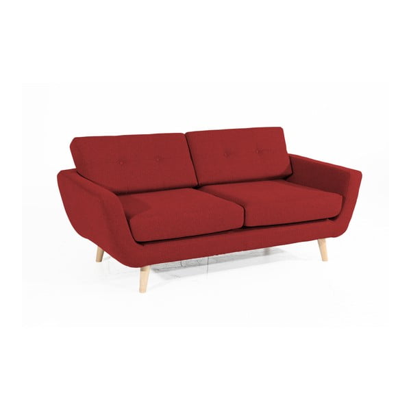 Czerwona sofa dwuosobowa Max Winzer Melvin