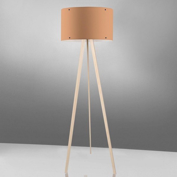 Beżowa lampa stojąca Woddy-image-1