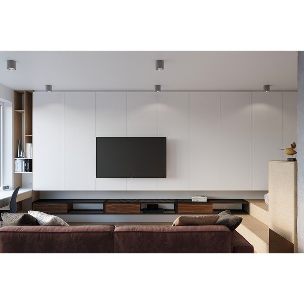 Szara lampa sufitowa Sollux Luigi-image-4