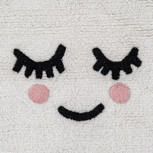 Biały bawełniany dywan dziecięcy 60x100 cm Cloud – Ixia-image-2