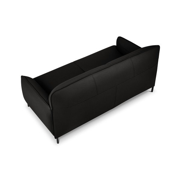 Czarna skórzana sofa Windsor & Co Sofas Neso, 175x90 cm-image-3