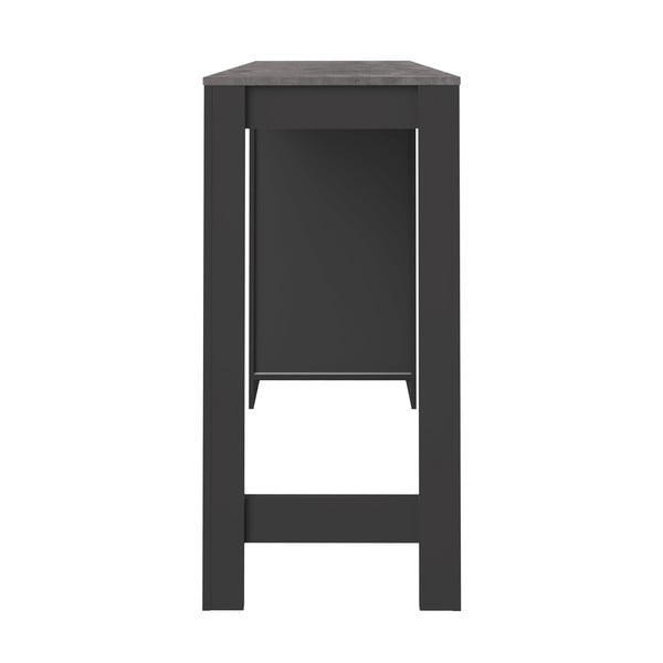 Stolik barowy z blatem w dekorze betonu 50x115 cm Aravis – TemaHome-image-4