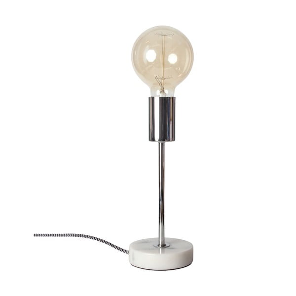 Lampa stołowa Peter Chrome, 25 cm