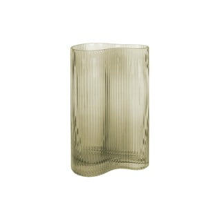 Zielony szklany wazon PT LIVING Wave, wys. 27 cm