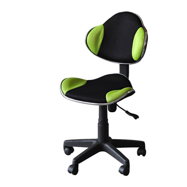Zielonoczarne krzesło biurowe SOB Office