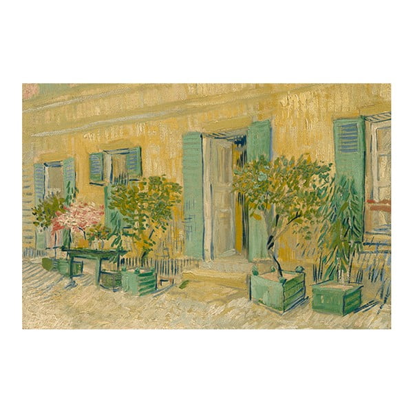 Reprodukcja obrazu Vincenta van Gogha - Exterior of a Restaurant in Asnières, 90x60 cm