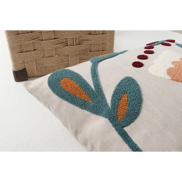 Lniana poduszka dekoracyjna 43x43 cm Fresya – Mioli Decor-image-4