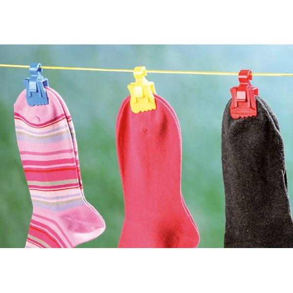 Zestaw 7 spinaczy na skarpetki Wenko Socky-image-3