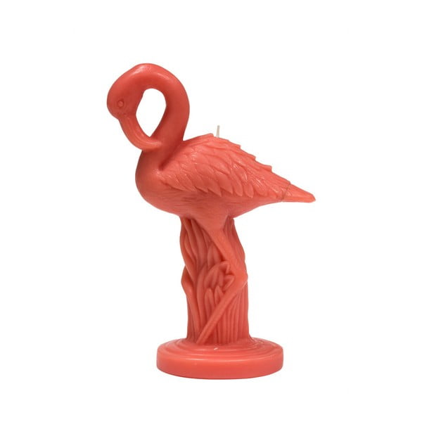 Różowa świeczka Fisura Flamingo
