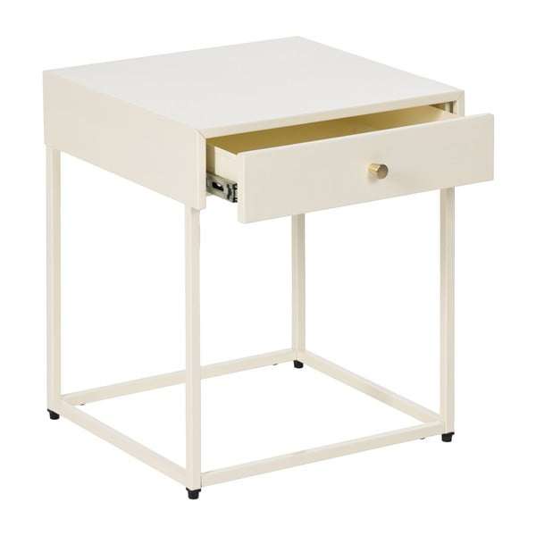 Kremowa szafka nocna Nara – Ixia-image-2