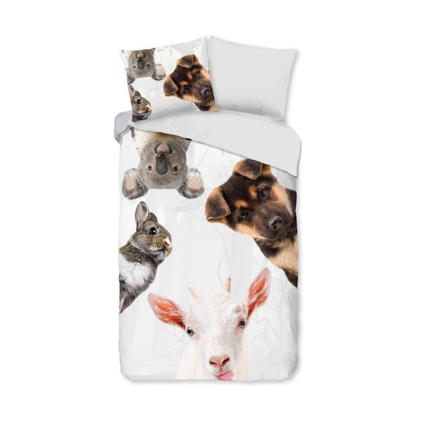 Bawełniana pościel dziecięca jednoosobowa 140x220 cm Semmie – Good Morning