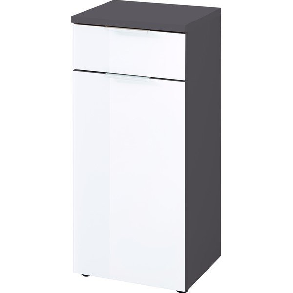 Biało-szara szafka Germania Pescara, wys. 86 cm-image-1