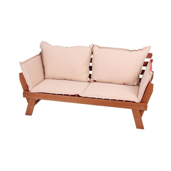 Ławka ogrodowa z drewna eukaliptusowego Garden Pleasure Fortuna-image-1