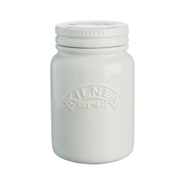 Słoik ceramiczny Kilner White, 0,6l-image-1