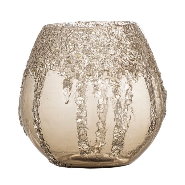 Szklany świecznik na świeczkę typu tealight Frosty – Bloomingville